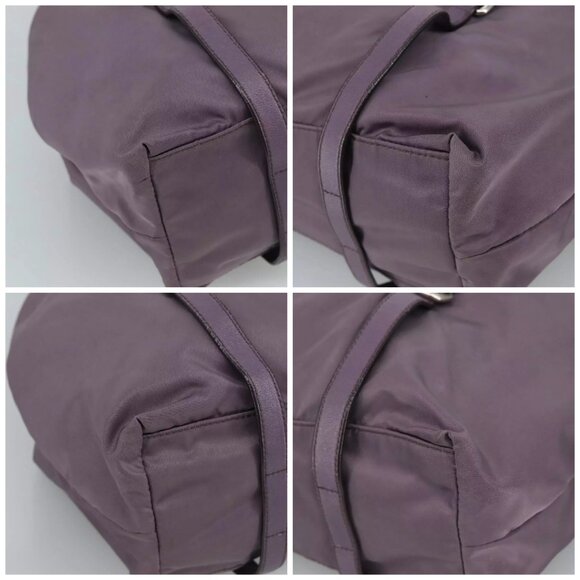 PRADA Tote Bag Nylon Purple Auth - Picture 16 of 16